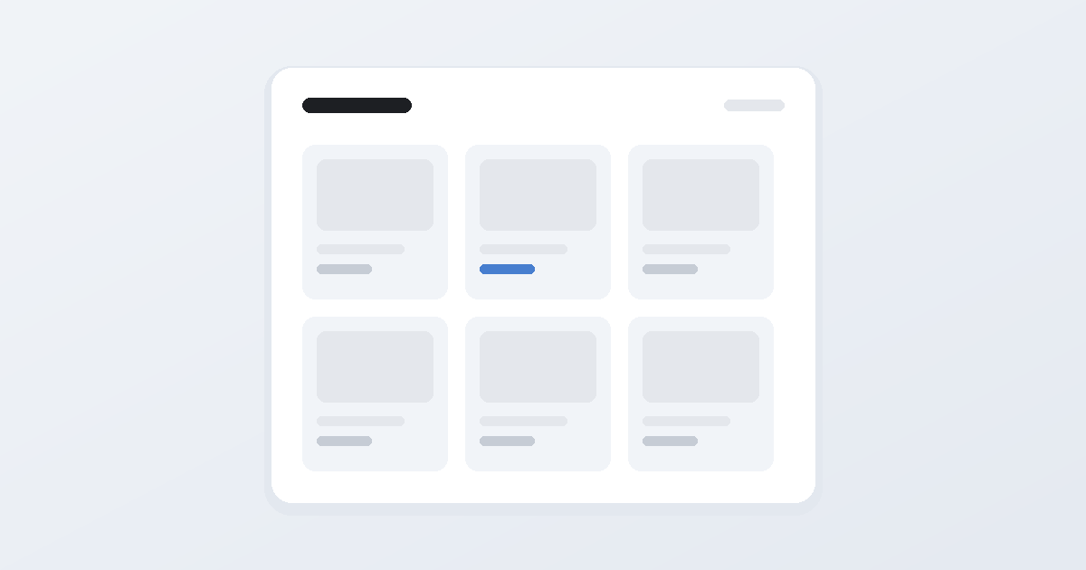 Illustration of a wholesale storefront catalog with one product marked, a B2B ecommerce website