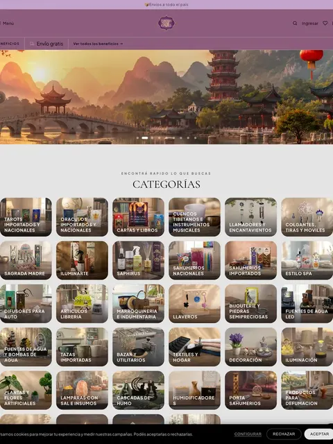Boutique de la India wholesale storefront for imported goods, built with VentasxMayor — category catalog with wholesale pricing