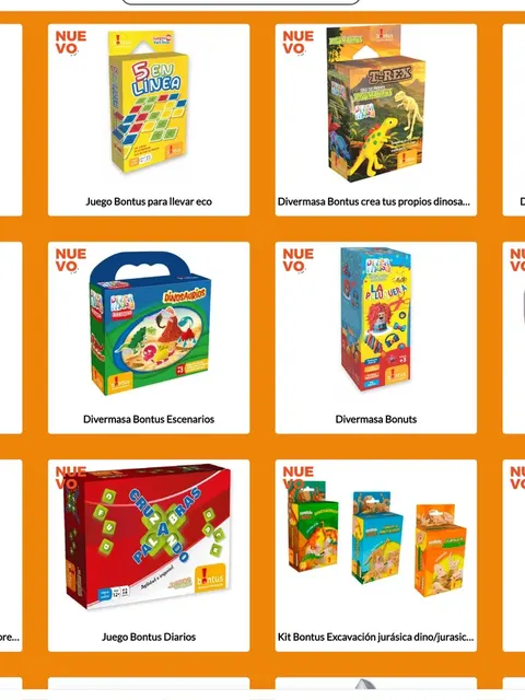 Estela Montenegro stationery and toy wholesale store built with VentasxMayor — school catalog with new-arrival badges
