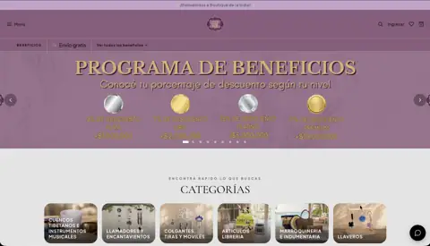 Boutique de la India wholesale home decor and gifts store, built with VentasxMayor