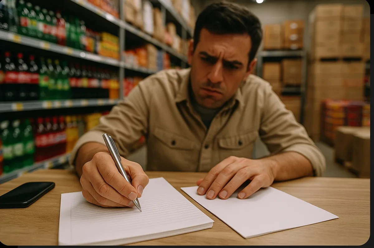 Wholesaler taking orders manually: the traditional method without B2B eCommerce